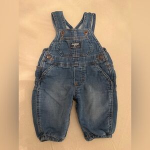 OshKosh B'gosh Blue Denim Overalls for Baby, size 3 months